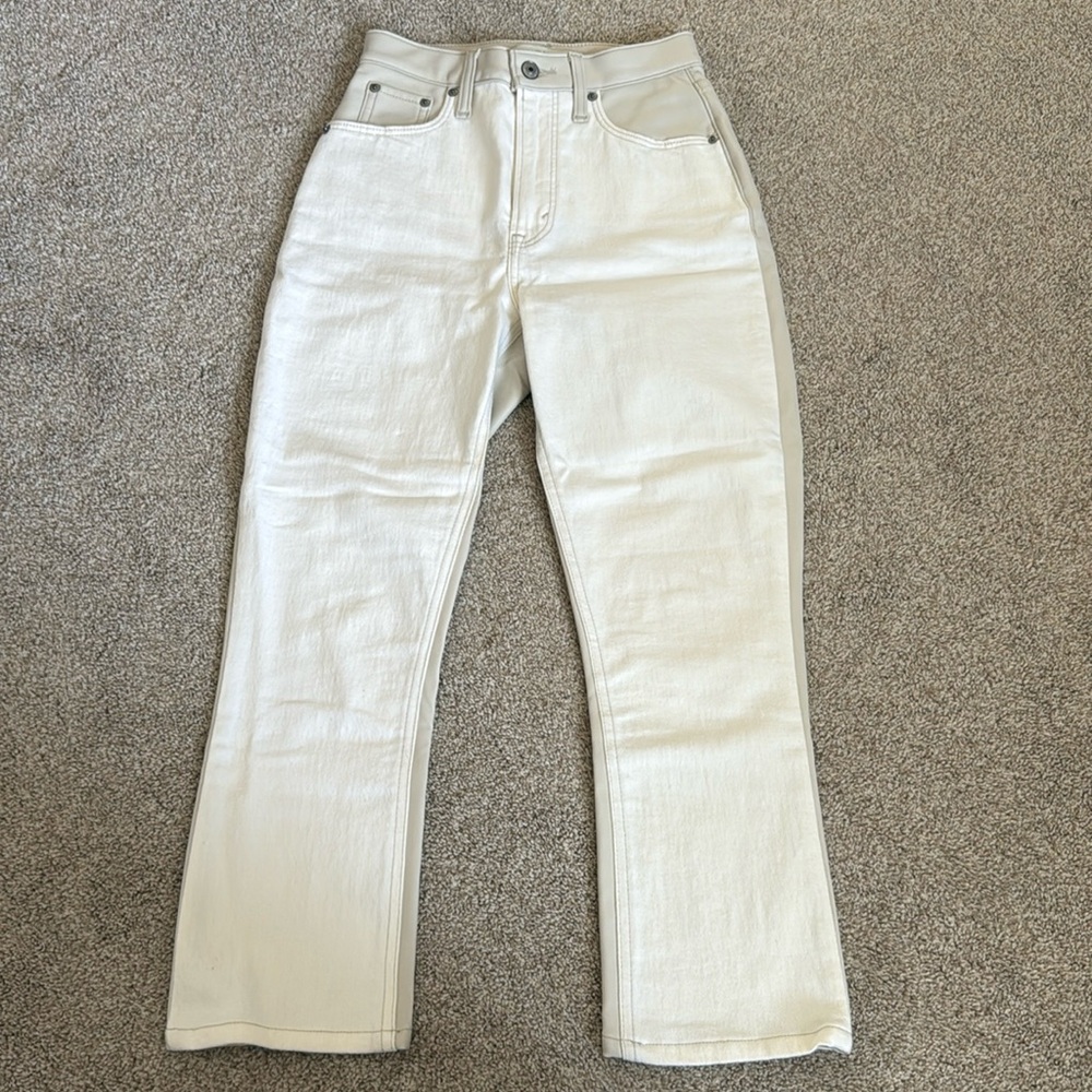 Abercrombie slim straight ultra high rise jeans